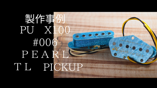 【製作事例】X100　#006　ブルーなTLピックアップ【非売品】